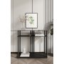 HANAH HOME Polica Garcia Black - slika 2