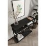 HANAH HOME Polica Garcia Black - slika 3