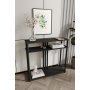 HANAH HOME Polica Garcia Black - slika 1