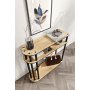 HANAH HOME Polica Caprio Oak - slika 3