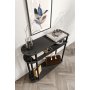 HANAH HOME Polica Caprio Black - slika 3