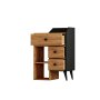 HANAH HOME Komoda Star Atlantic Pine Black - slika 4
