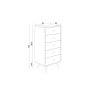 HANAH HOME Komoda Frenzu Ephesus Marble - slika 5