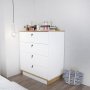 HANAH HOME Komoda Sahra Oak White - slika 2