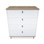 HANAH HOME Komoda Sahra Oak White - slika 5