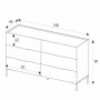 HANAH HOME Komoda Sfn 1760 Oo 1 - slika 5
