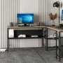 HANAH HOME Radni sto Greta L Matte Black - slika 5