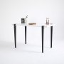 HANAH HOME Radni sto Eridanos White Black - slika 2
