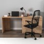 HANAH HOME Radni sto Akser Atlantic Pine Anthracite - slika 1