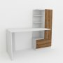 HANAH HOME Radni sto Merinos White Walnut - slika 3