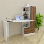 HANAH HOME Radni sto Merinos White Walnut - slika 1