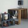 HANAH HOME Radni sto Box Walnut Chalcedony - slika 2