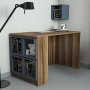 HANAH HOME Radni sto Box Walnut Chalcedony - slika 1