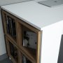 HANAH HOME Radni sto Box White Walnut - slika 3
