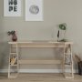 HANAH HOME Radni sto Lungo Light Oak - slika 4
