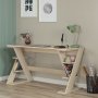 HANAH HOME Radni sto Lungo Light Oak - slika 5