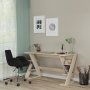 HANAH HOME Radni sto Lungo Light Oak - slika 1
