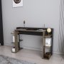 HANAH HOME Radni sto Cinar Walnut Black - slika 2