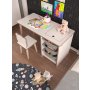 HANAH HOME Radni sto Soho White Grey - slika 3