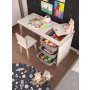 HANAH HOME Radni sto Soho White Grey - slika 5