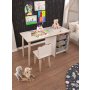 HANAH HOME Radni sto Soho White Grey - slika 1