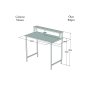 HANAH HOME Radni sto Uso White Black - slika 4