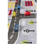 Conceptum Hypnose Dečiji tepih Trafik Grey 120 x 170 (733MLC1214) - slika 3