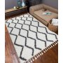 Conceptum Hypnose Tepih 0420A White Anthracite 120 x 180 (932ELT2091) - slika 2