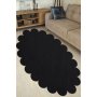 Conceptum Hypnose Tepih Ellipse Daisy Black 120 x 180 (202BLY1370) - slika 1
