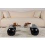 HANAH HOME Sto za dnevnu sobu Noxa Black Transparent - slika 2