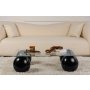 HANAH HOME Sto za dnevnu sobu Sera Black Transparent - slika 2