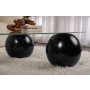 HANAH HOME Sto za dnevnu sobu Sera Black Transparent - slika 5