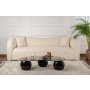 HANAH HOME Sto za dnevnu sobu Sphere Black Grey - slika 2