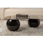 HANAH HOME Sto za dnevnu sobu Sphere Black Grey - slika 5