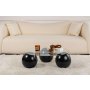HANAH HOME Sto za dnevnu sobu Miro Black Transparent - slika 2