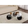 HANAH HOME Sto za dnevnu sobu Miro Black Transparent - slika 1