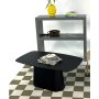 HANAH HOME Sto za dnevnu sobu Lilyum Large Black - slika 1