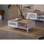 HANAH HOME Sto za dnevnu sobu Calvin White Oak - slika 2