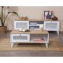HANAH HOME Sto za dnevnu sobu Calvin White Oak - slika 1