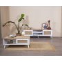 HANAH HOME Sto za dnevnu sobu Mount White Oak - slika 3