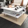 HANAH HOME Sto za dnevnu sobu Akya Coffee Table White - slika 3