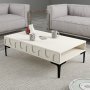 HANAH HOME Sto za dnevnu sobu Lyon 32 Cream Black - slika 1