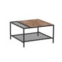 HANAH HOME Sto za dnevnu sobu Dubois Atlantic Pine Black - slika 4
