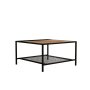 HANAH HOME Sto za dnevnu sobu Gomis Atlantic Pine Black - slika 4