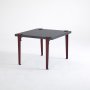 HANAH HOME Sto za dnevnu sobu Halicheron Anthracite Burgundy - slika 3