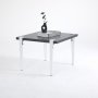 HANAH HOME Sto za dnevnu sobu Halicheron Anthracite White - slika 2