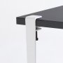 HANAH HOME Sto za dnevnu sobu Halicheron Anthracite White - slika 5