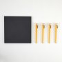 HANAH HOME Sto za dnevnu sobu Halicheron Anthracite Yellow - slika 4
