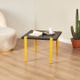 HANAH HOME Sto za dnevnu sobu Halicheron Anthracite Yellow - slika 1