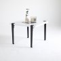HANAH HOME Sto za dnevnu sobu Halicheron White Black - slika 2